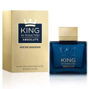 Antonio Banderas Perfumes - King of Seduction Absolute - Eau de Toilette Spray for Men, Woody Moss Fragrance - 3.4 Fl Oz