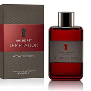 Antonio Banderas Perfumes - The Secret Temptation - Eau de Toilette Spray for Men, Spicy and Woody Fragrance - 3.4 Fl Oz