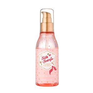 ETUDE HOUSE Silk Scarf Hologram Hair Serum 120ml | Oil Complex With Fruity Floral Water Scent Provides Volume, Moisturizing and Care for Damaged Hair