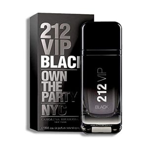 Carolina Herrera 212 VIP Black Men Eau de Parfum 3.4 Fl oz/100ml - Launched in 2017, Multi
