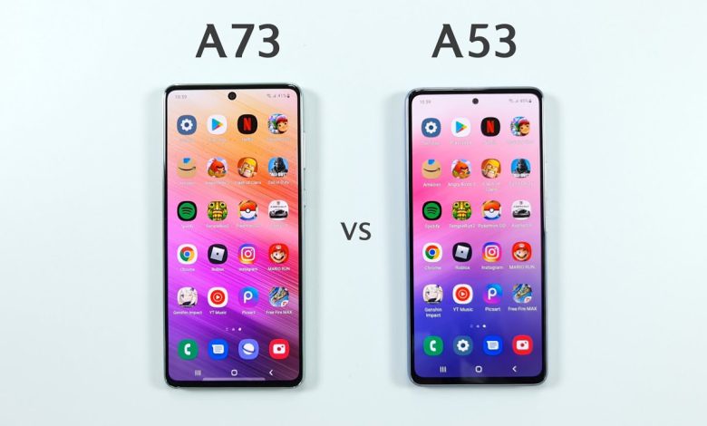 مقارنة بين Samsung Galaxy A73 و Galaxy A53